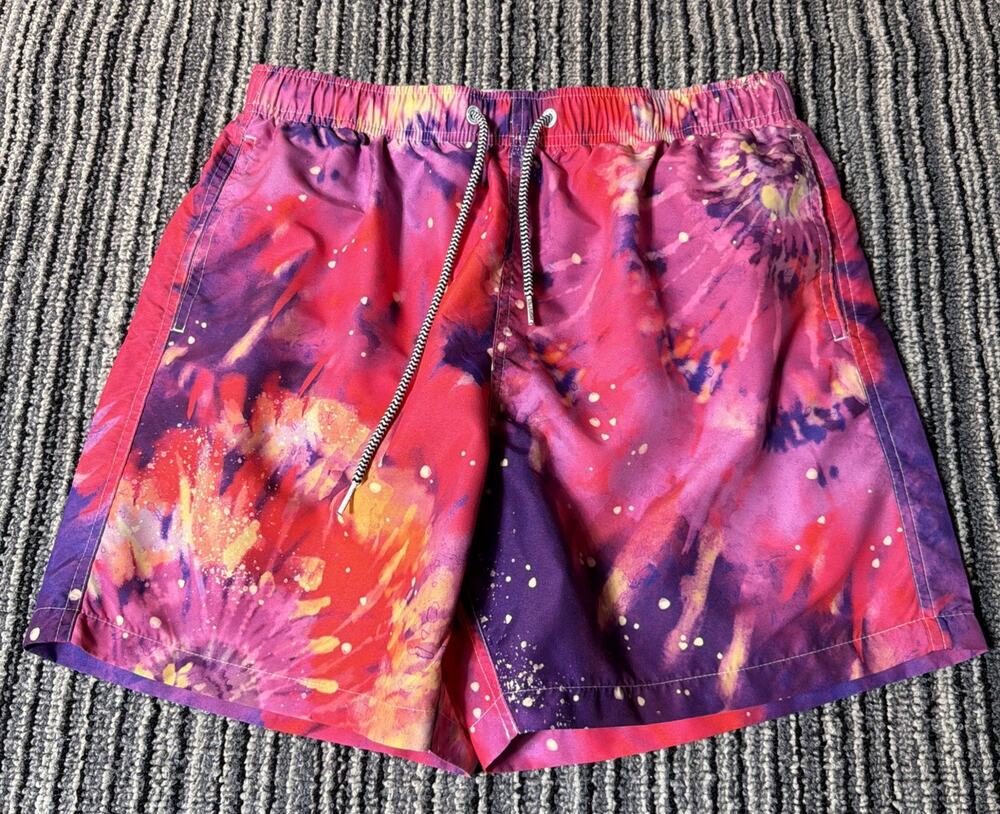 Boardies Swim Trunks Mens Size M Swim Lined Swim Short Shorts Elastic Waist